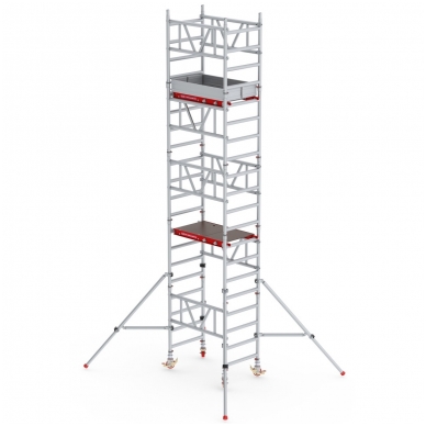 Alumīnija mobilais tornis MiTower (darba augstums 6,00 m)