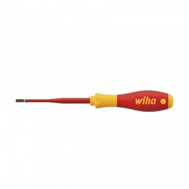 Atsuktuvas WIHA SoftFinish® electric slimFix, plokščias (3,5x100 mm) Atsuktuvas WIHA SoftFinish® electric slimFix, plokščias (3,5x100 mm)