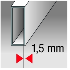 Уровень строительный BMI Eurostar (60 см) с магнитом 5