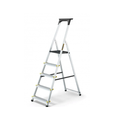 Majapidamisredel DRABEST ALD5 PRO 150 kg, ühepoolne riiuliga, 5 astet (DR-AL-D5-PRO-Ż+CZ+P) Majapidamisredel DRABEST ALD5 PRO 150 kg, ühepoolne riiuliga, 5 astet (DR-AL-D5-PRO-Ż+CZ+P)