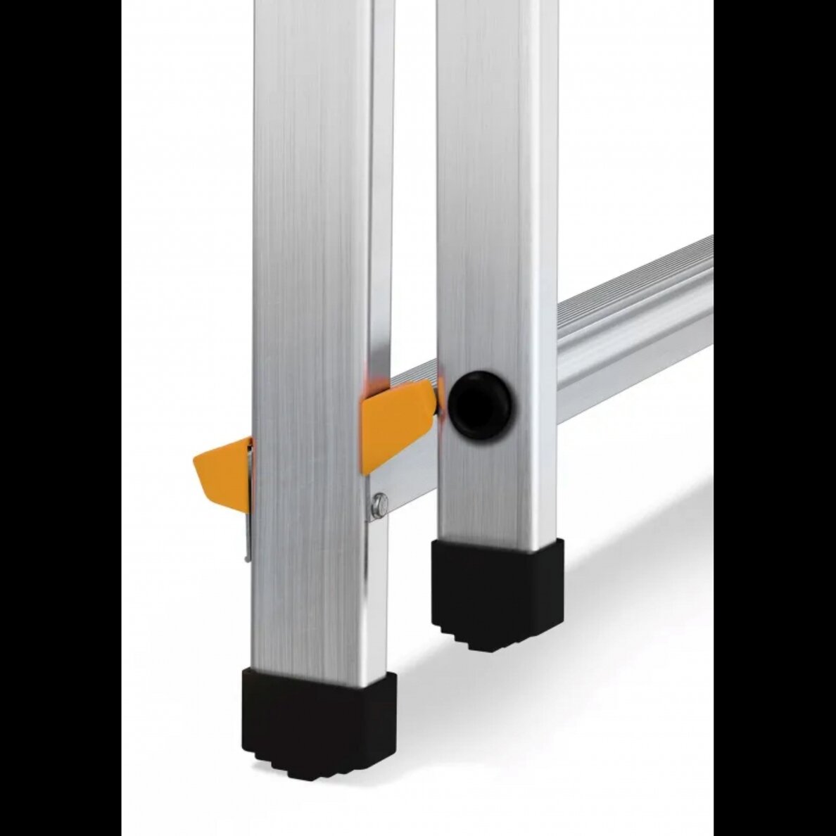 DRABEST PRO alumiiniumredel riiuliga, 3 astet, 150 kg 5 DRABEST PRO alumiiniumredel riiuliga, 3 astet, 150 kg 5