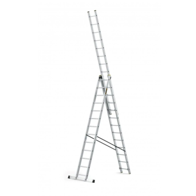 DRABEST PRO alumiiniumredel 3 osa, 3x13 astet, 150 kg DRABEST PRO alumiiniumredel 3 osa, 3x13 astet, 150 kg