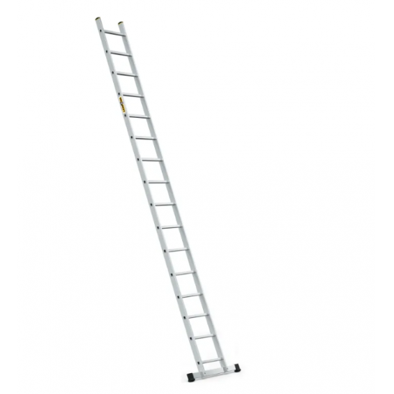 Лестница алюминиевая DRABEST PRO, 16 ступеней, 150 кг (DR-AL-DP-PRO-1X16-2K+H)