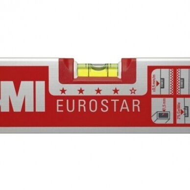 Līmeņrādis ar magnētiem BMI Eurostar (200 cm) 3