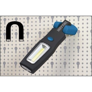 HEYTEC LED žibintuvelis 3 W, pakabinamas, su magnetu 7
