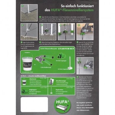 HUFA intarpai plytelėms (100 vnt.) 1 HUFA intarpai plytelėms (100 vnt.) 1