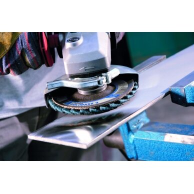 Keramikinis lapelinis šlifavimo diskas DRONCO Superior CERA PLUS 60 BOMB (125 x 22,23) 1