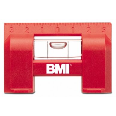 BMI Пластиковый уровень для розеток с магнитом 70 мм