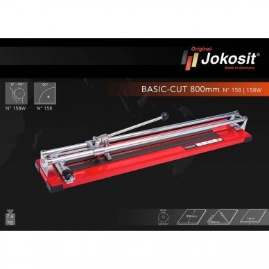 Plytelių pjaustymo staklės JOKOSIT BASIC-CUT 158W (800 mm) 1