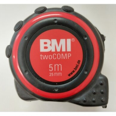 Ruletė BMI twoCOMP (5 m; 25 mm)