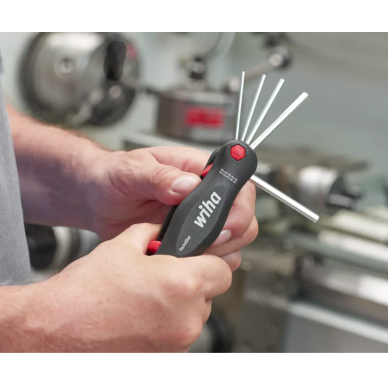 Šešiakampių L-formos raktų rinkinys Wiha SB363 PocketStar  8vnt., Torx 1