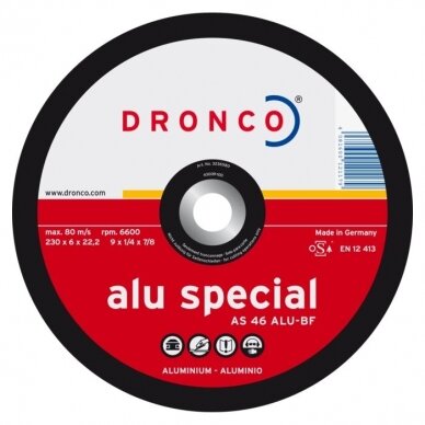 Slīpēšanas disks OSBORN DRONCO AS46ALU T27 (125x6,0x22,23)