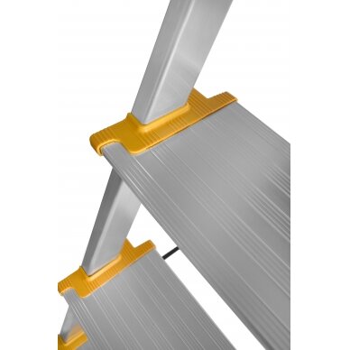 Vienpusės aliuminio kopėčios Drabest MAX, 3 laipteliai, 150 kg 6 Vienpusės aliuminio kopėčios Drabest MAX, 3 laipteliai, 150 kg 6