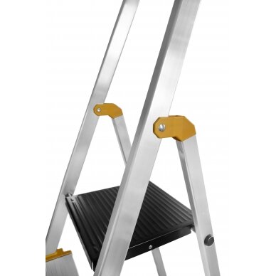 Vienpusės aliuminio kopėčios Drabest MAX, 4 laipteliai, 150 kg 9